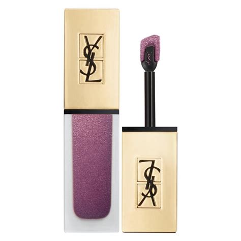 yves saint laurent tatouage couture metallics iron pinkswatches|Yves Saint Laurent Tatouage Couture The Metallics Lip Gloss.